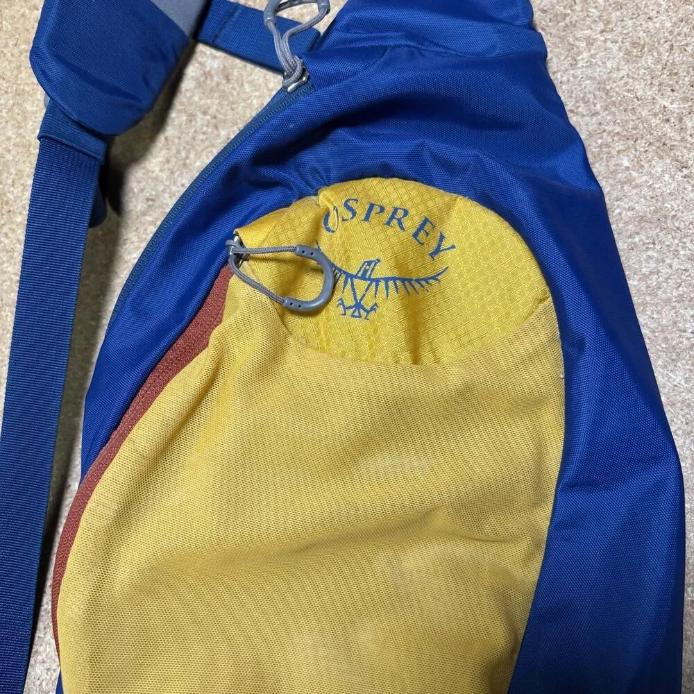Osprey Sling Bag Unisex 6L Outdoor Lightweight Chest Bag Blue Yellow